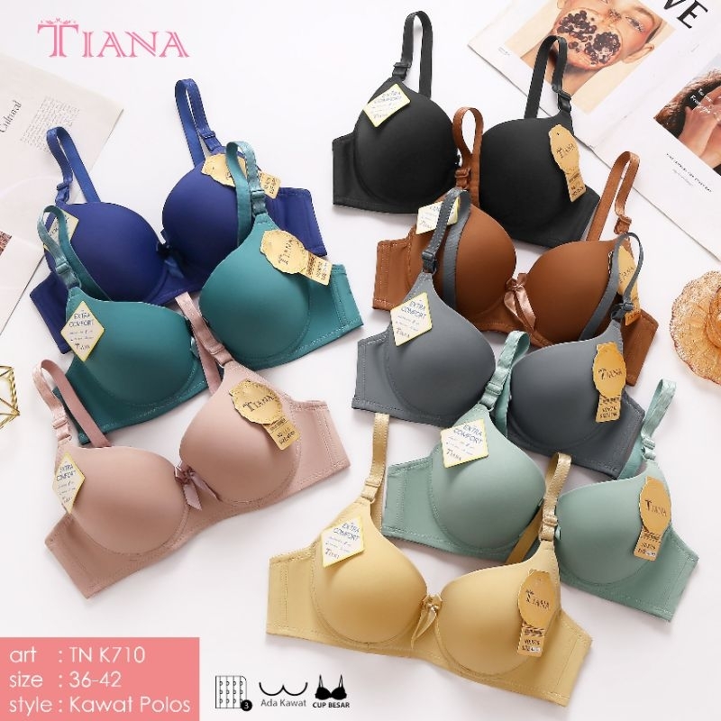 Bra Tiana Kawat Polos Cup Besar TN K710