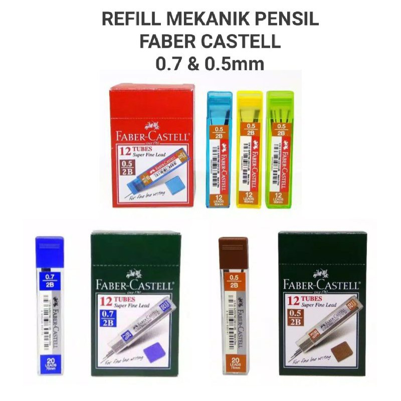 

Isi Pensil Mekanik 2B Faber Castell 0.5 mm 12872047