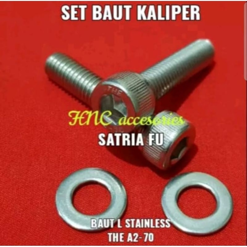 Baut L Stainless Baut Set Kaliper SATRIA FU