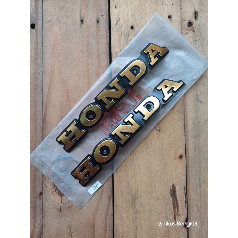 Emblem Tangki Bensin Honda CG125 CG 125 CB100 K5 Original Set