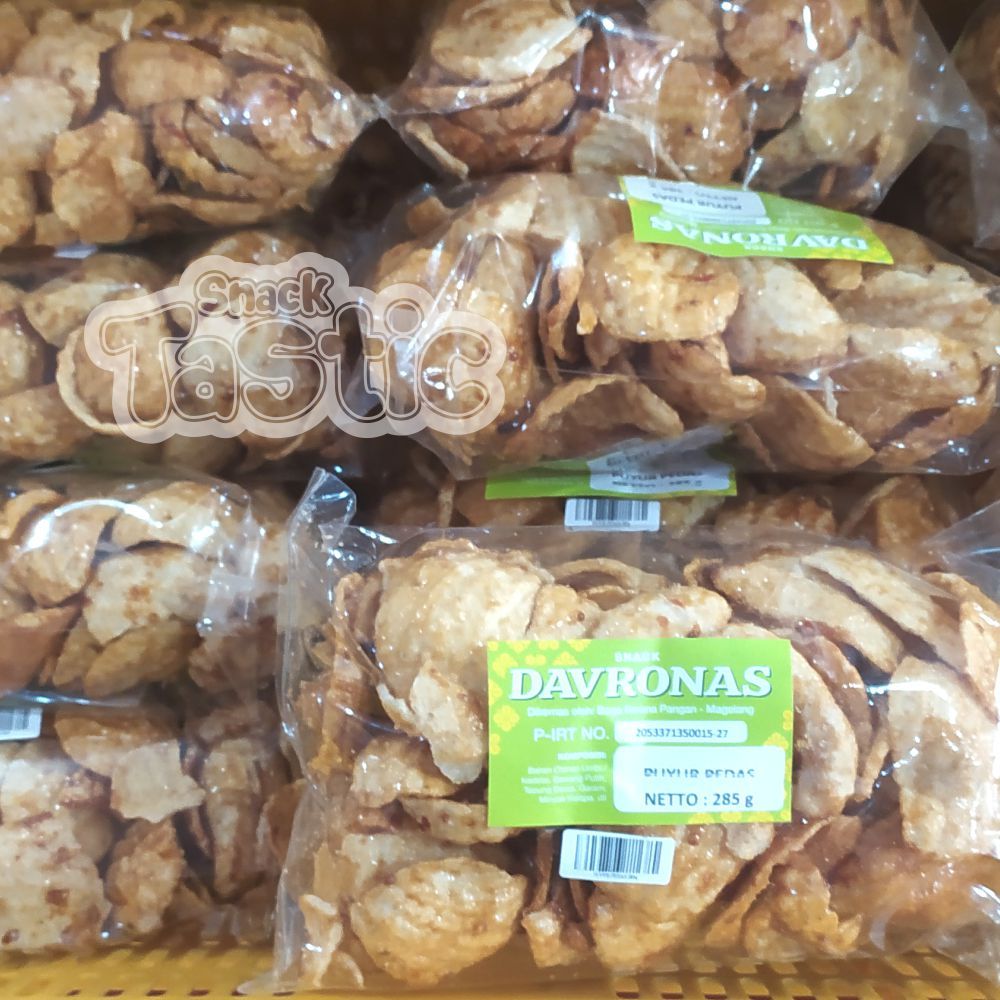 

PUYUR PEDAS 285GR DAVRONAS / camilan dan oleh-oleh khas Magelang, Jogja, Purworejo, Wonosobo