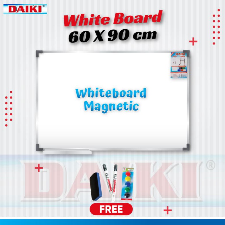 

KODE G9Z2 Papan tulis Whiteboard Magnetic DAIKI Uk 6x9 Cm