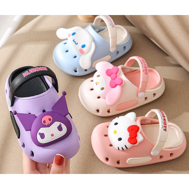 GROSIR BAJU MURAH - SANDAL CROCS MURAH/SANDAL CROCS MOTIF SANRIO/SANDAL CROCS ANAK