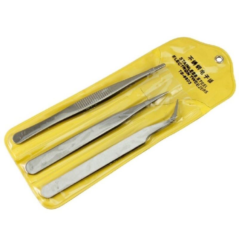 Pinset Stainless Steel Pinset Tebal