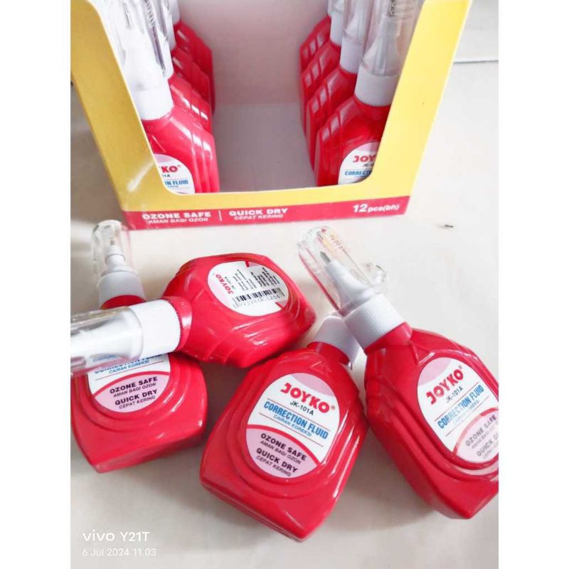 

CAUQILA | Tipe X joyko lusinan 12 pcs Penghapus cair bulpen murah