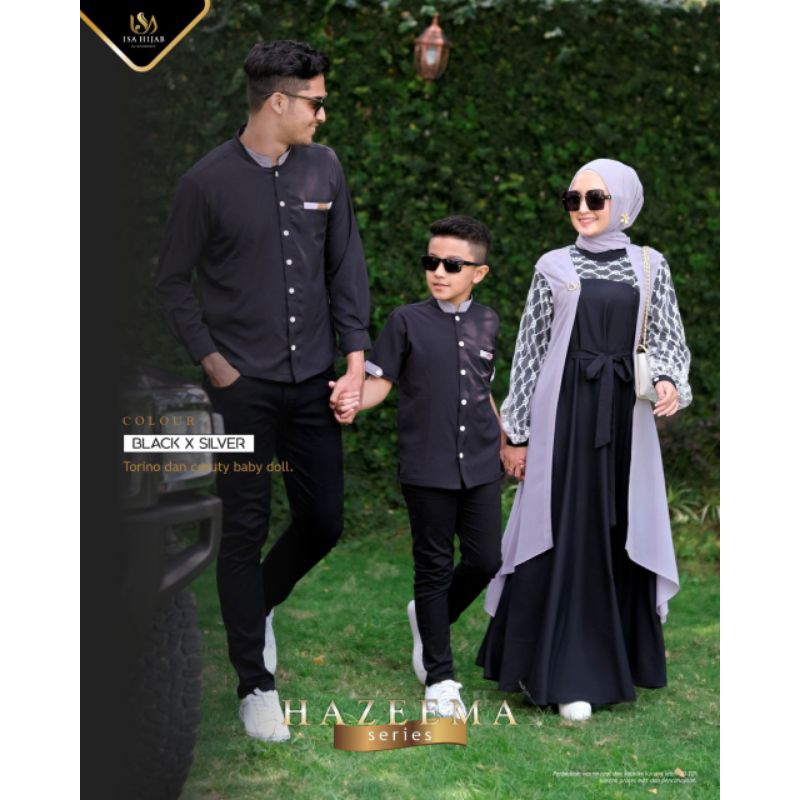 Dilovable.id | SARIMBIT HAZEEMA GAMIS ANAK KOMBINASI SARIMBIT KELUARGA GAMIS LEBARAN BY. ISA HIJAB