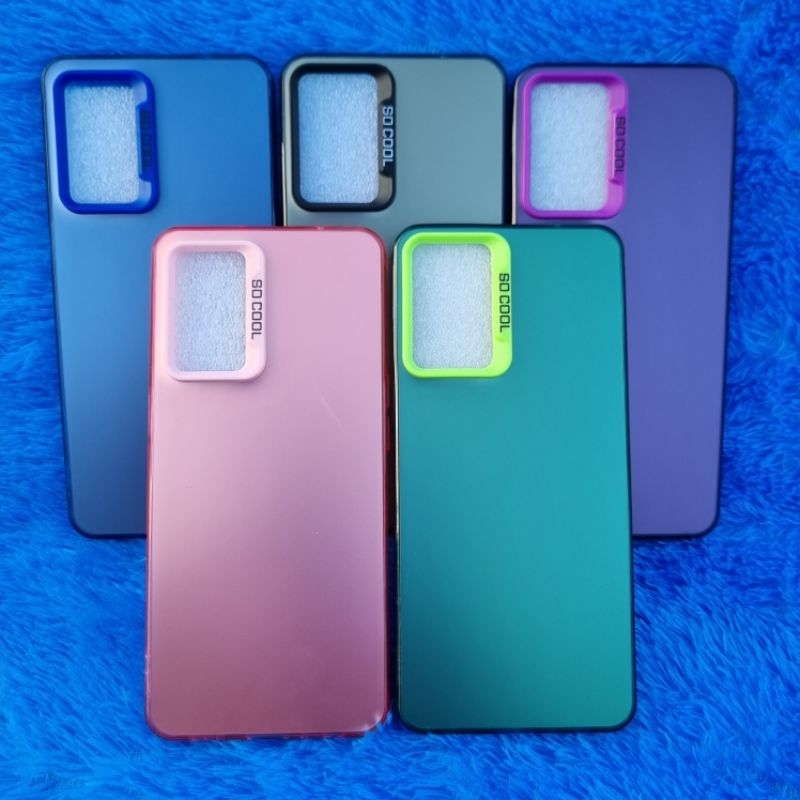 SoftCase/HardCase IMD HP RENO 5/5F Casing HYBRID IMD SO SCOOL PLATE HOLOGRAM BAHAN BAGUS