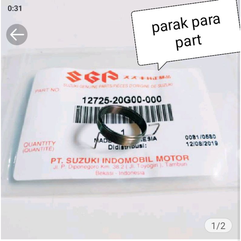 Per Bandulan Dekompresi Suzuki Shogun 125 Lama New Spin SmasH