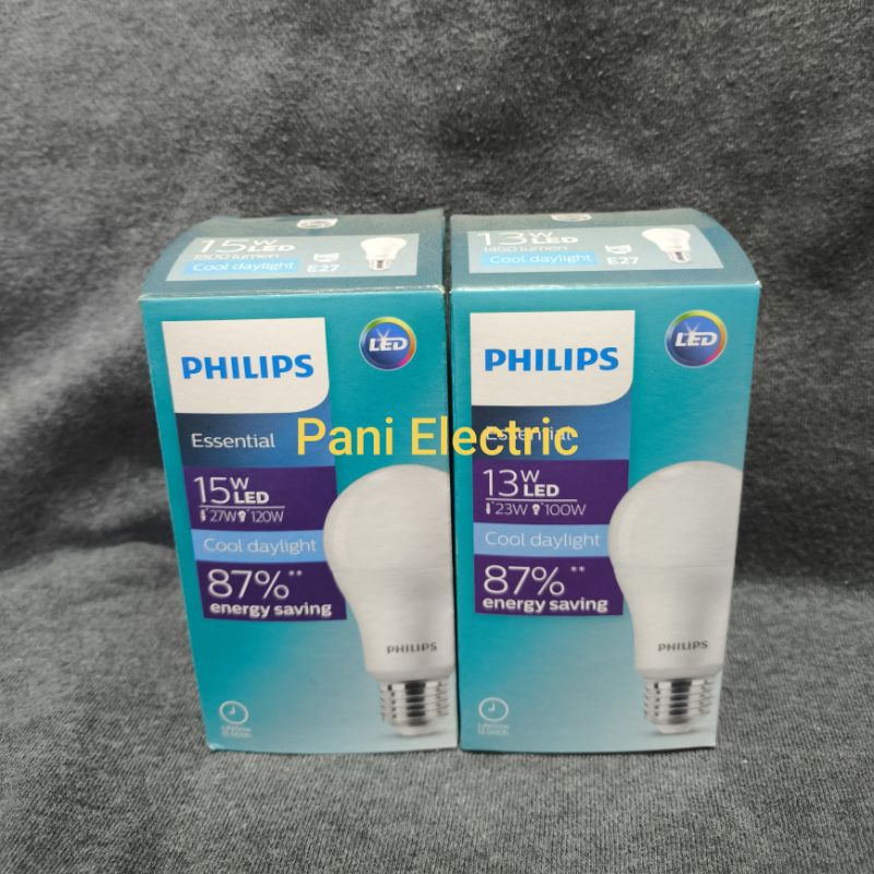 Lampu led philips Essential 13w, 15w