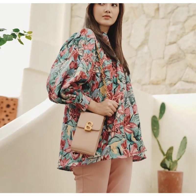 PL camila blouse benang jarum size s