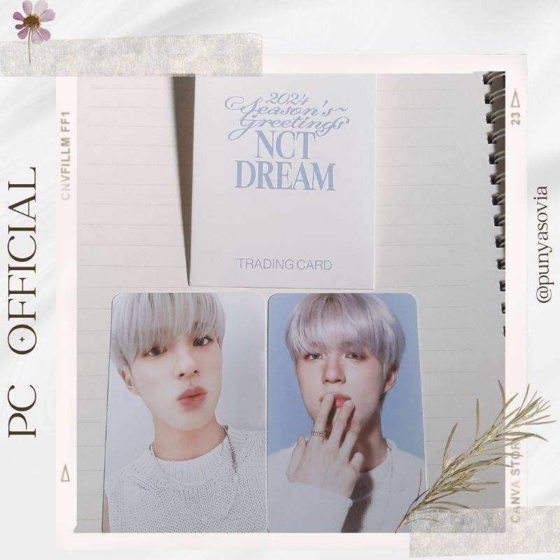 TC JENO/TRADING CARD JENO 2024 SEASON'S GREETINGS NCT DREAM