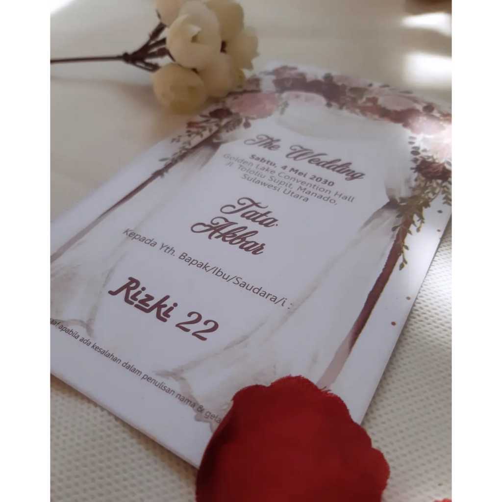 Undangan Rizki 22 | Cetak Undangan Blanko | Undangan Murah | Undangan Blanko