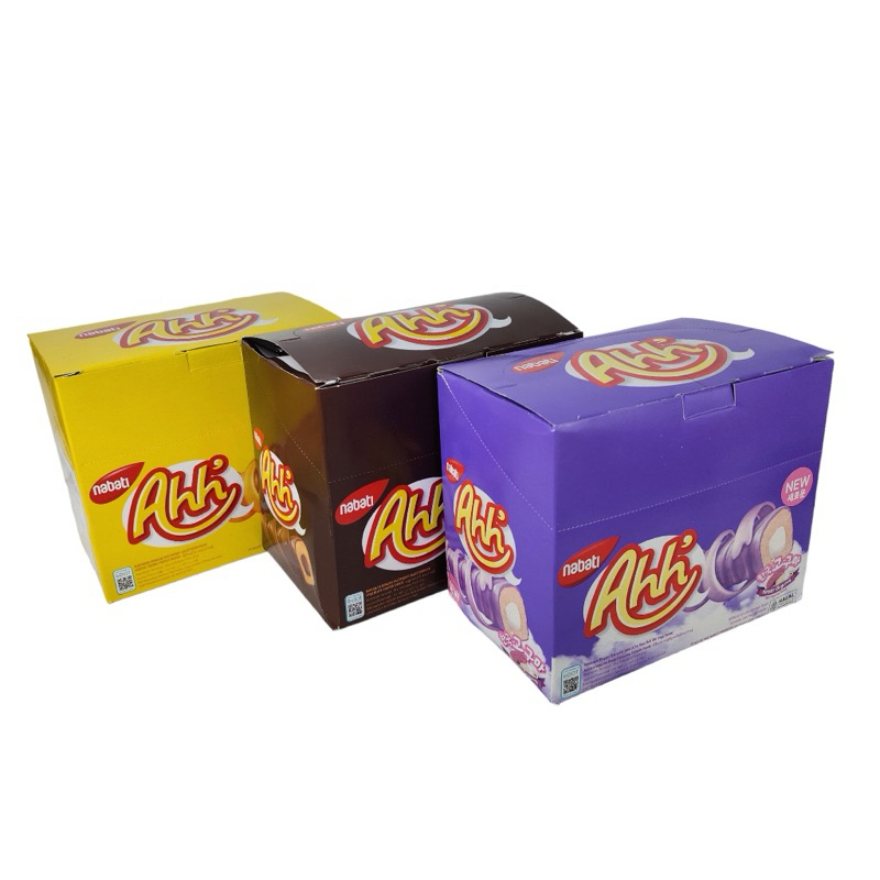 

Richeese Nabati Ahh Keju / Richoco Nabati Ahh Coklat isi 20pc/kotak x 4gr RICHEESE NABATI AHH SG