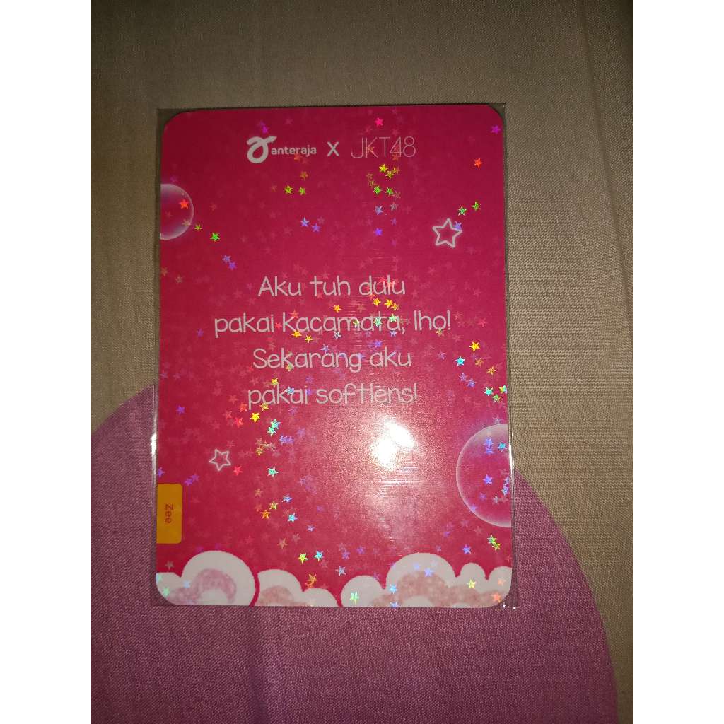Photocard SR Zee JKt48 x Anteraja