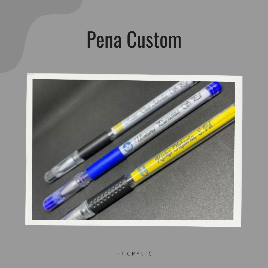 

Pena / Pulpen Custom Ekonomis | Media Promosi atau Souvenir