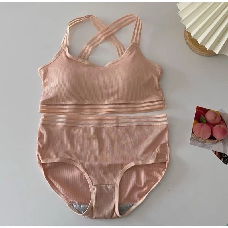 Set Bra Import | Cd dan Bra Wanita Premium Model Tali Silang