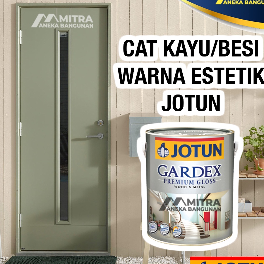 KF7 CAT KAYU DAN BESI JOTUN GARDEX 9 LITER 1 KG  CAT JOTUN KILAP DAN SEMI GLOSS