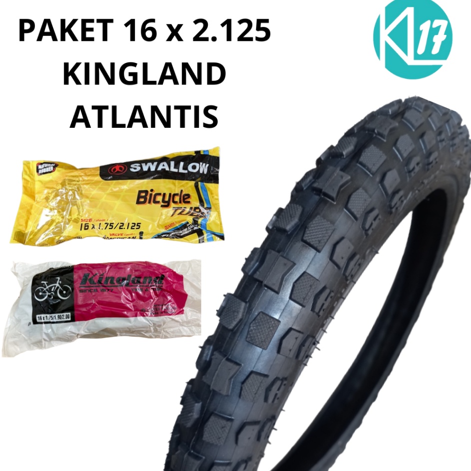 Super Promo  BAN LUAR 16 x 2125 KINGLAND ATLANTIS BAN LUAR SEPEDA 16 BAN LUAR SEPEDA ANAK UKURAN 16