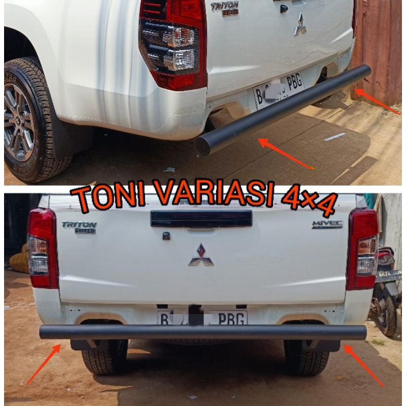 Bemper Bumper Belakang Pipa Triton 2020-2023