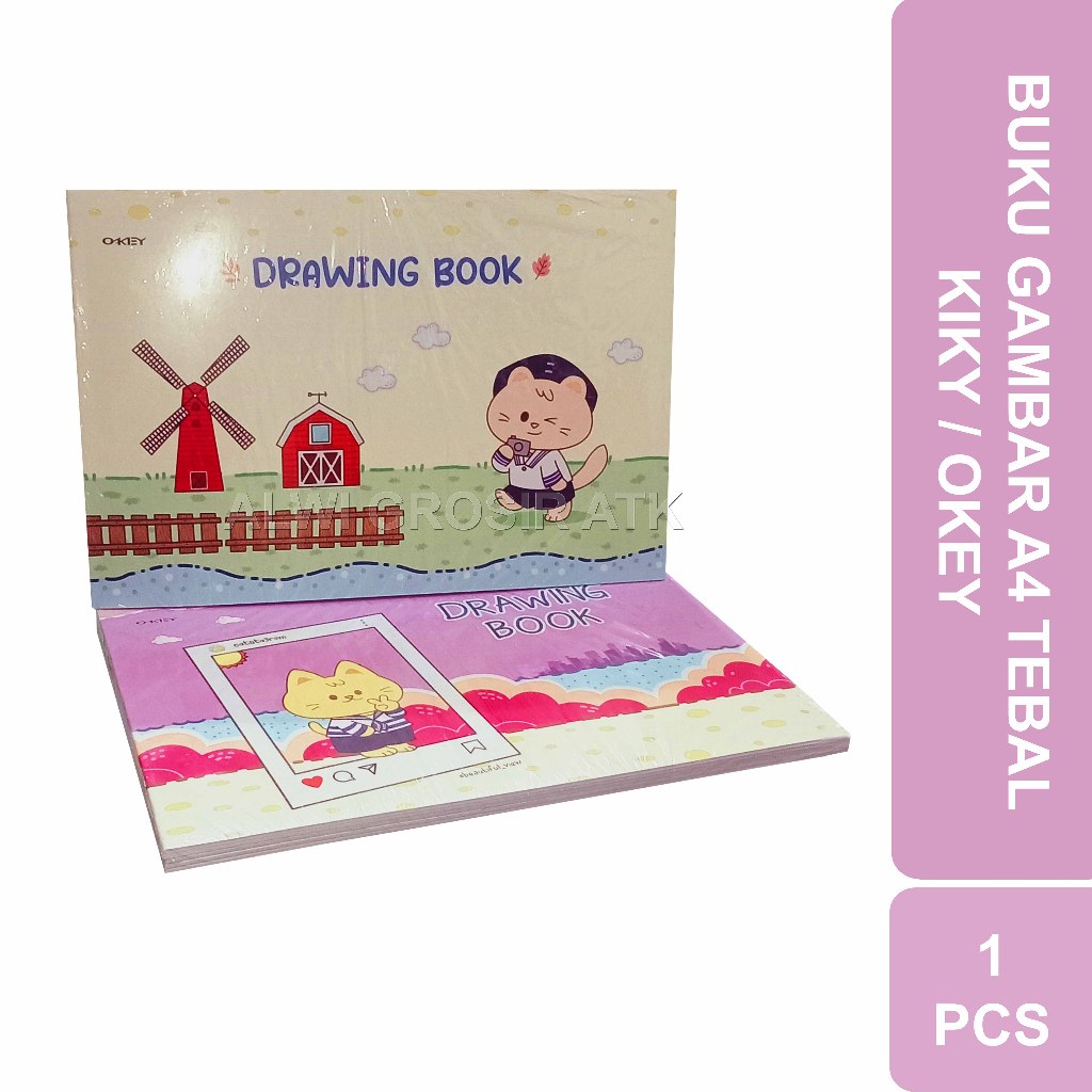

BUKU GAMBAR A4 TEBAL 20x30 CM FANCY | 1 PCS