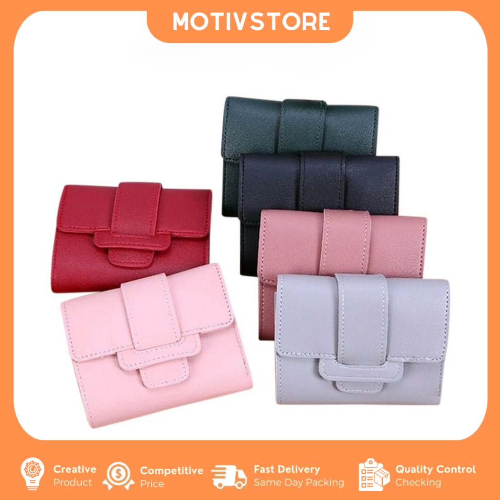 Dompet Wanita Tanpa Tali / Dompet lipat import murah/  Wanita / dompet mini /dompet kecil wanita/dom
