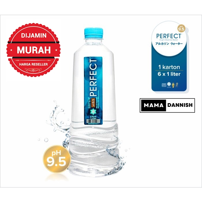 

(EKSPEDISI / KARGO) PERFECT ALKALINE WATER 1000 ML / 1 LITER x 6 BOTOL