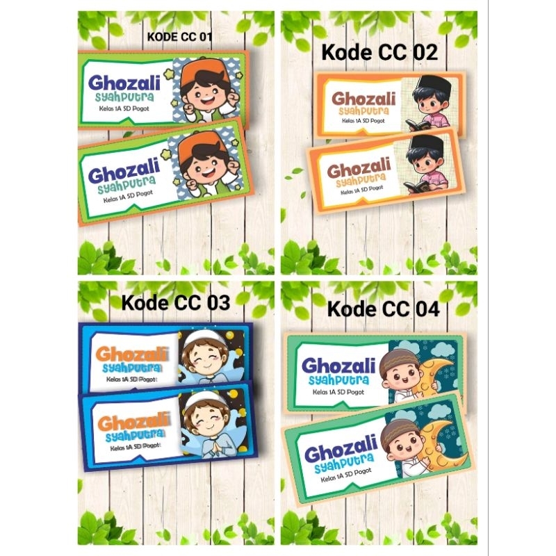 

STIKER LABEL BUKU ANAK MUSLIM COWOK