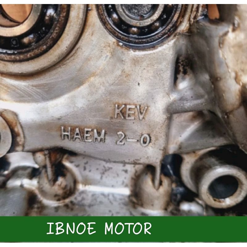 krengkes crankcase kalter kanan kiri honda supra x 110 / gran prima seken original