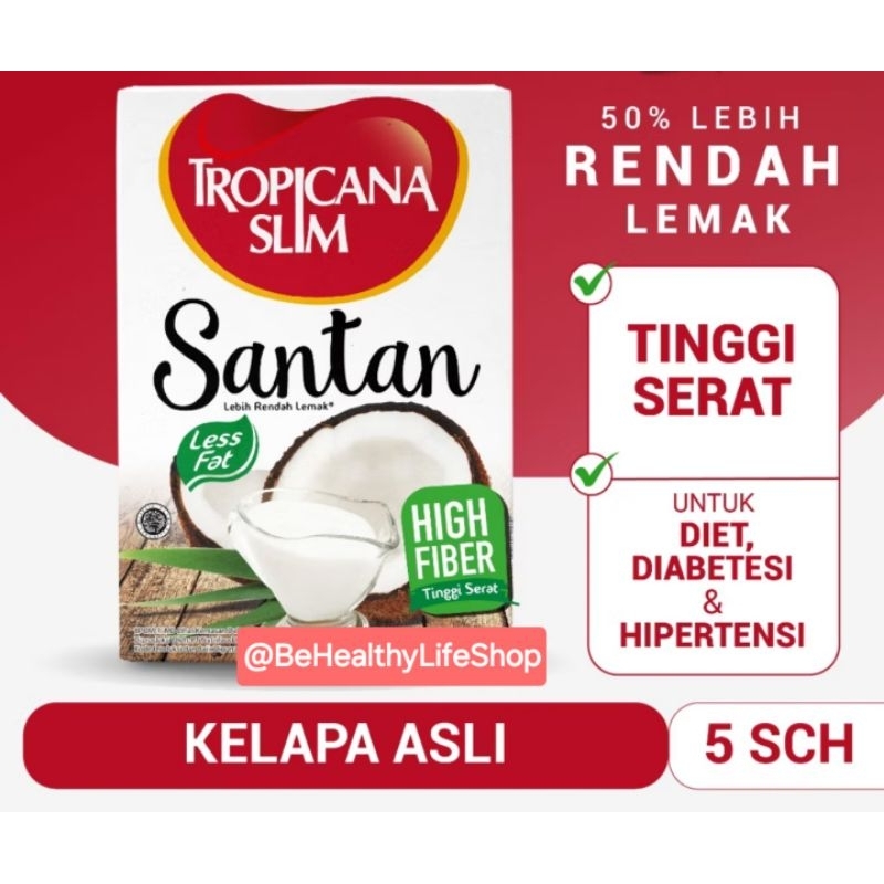 

Santan Tropicana Slim isi 5 sachets