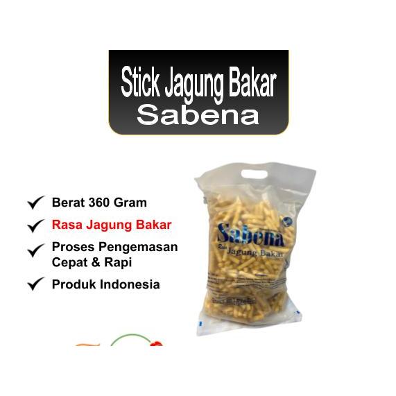 

Stick Jagung Bakar Sabena 360 Gr / Stik Jagung Bakar Sabena / Snack Stick / Snak Stik Sabena