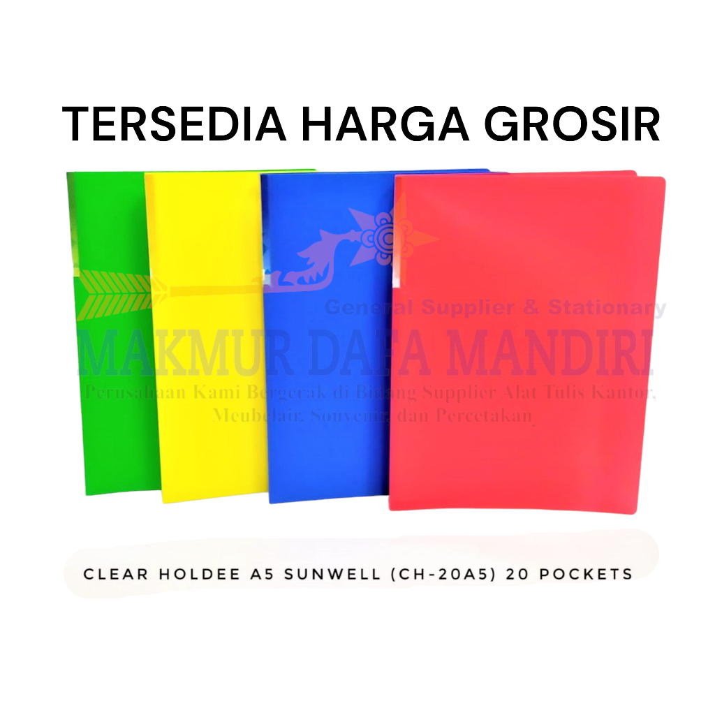 

MAP CLEAR HOLDER SUNWELL CH-20 A5+ / DOKUMEN KEEPER SUNWELL CH 20 A5+ / MAP CLEAR HOLDER SUNWELL 20 SHEET