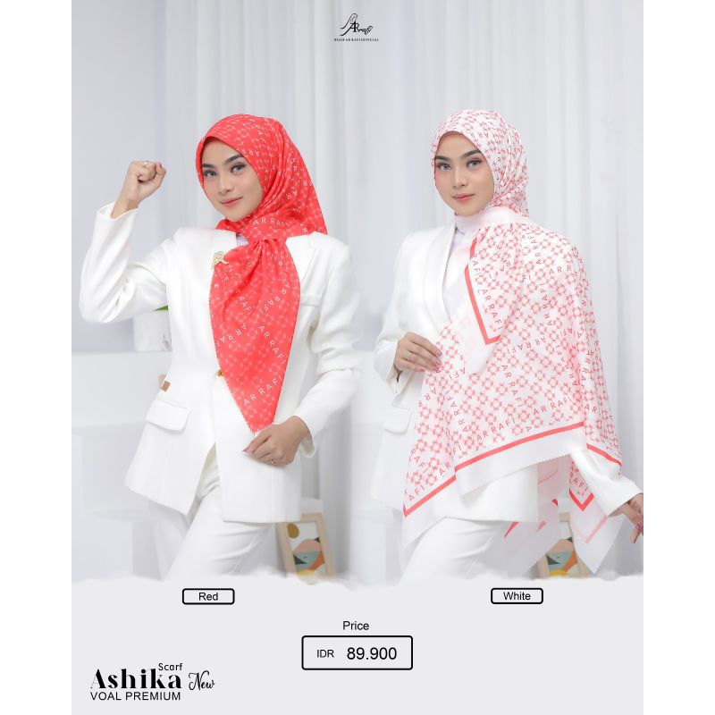 ASHIKA SCARF NEW Hijab Kemerdekaan RI 17 Agustus Merah Putih series 2 By Hijab Arrafi 2024