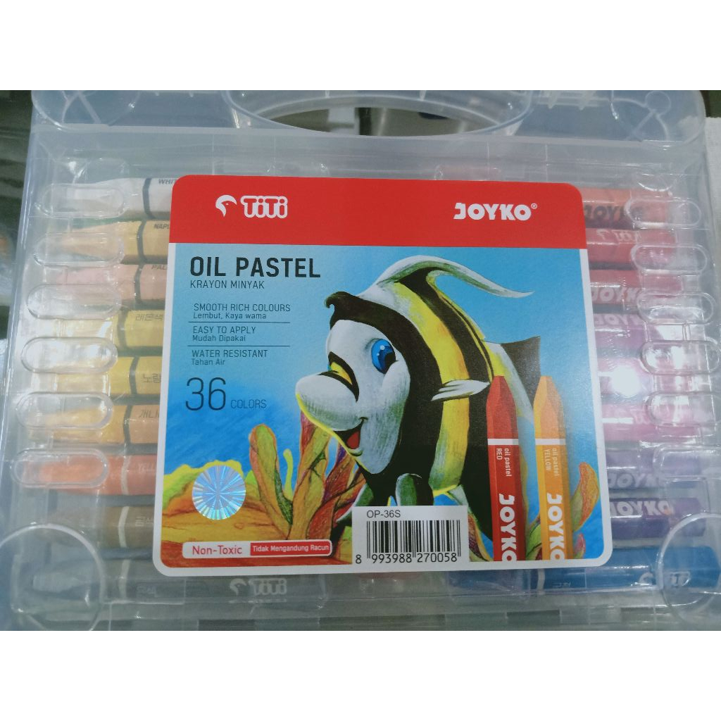 

Oil Pastels / Krayon / Crayon Joyko 36 Warna