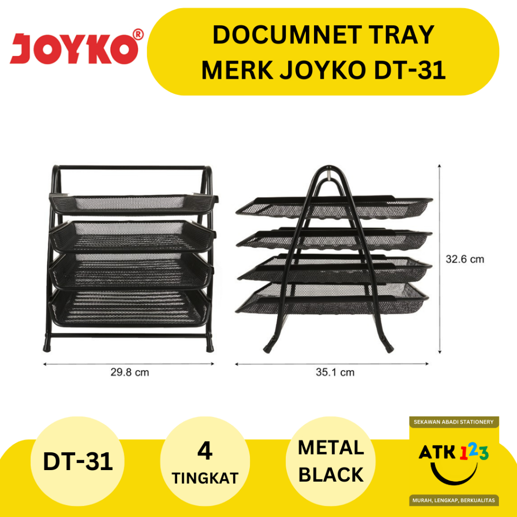 

Document Tray / Rak Dokumen Joyko DT-31 (4 Tingkat)