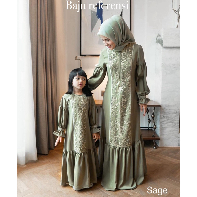 AZALIA DRESS / set family / gaun pesta muslimah