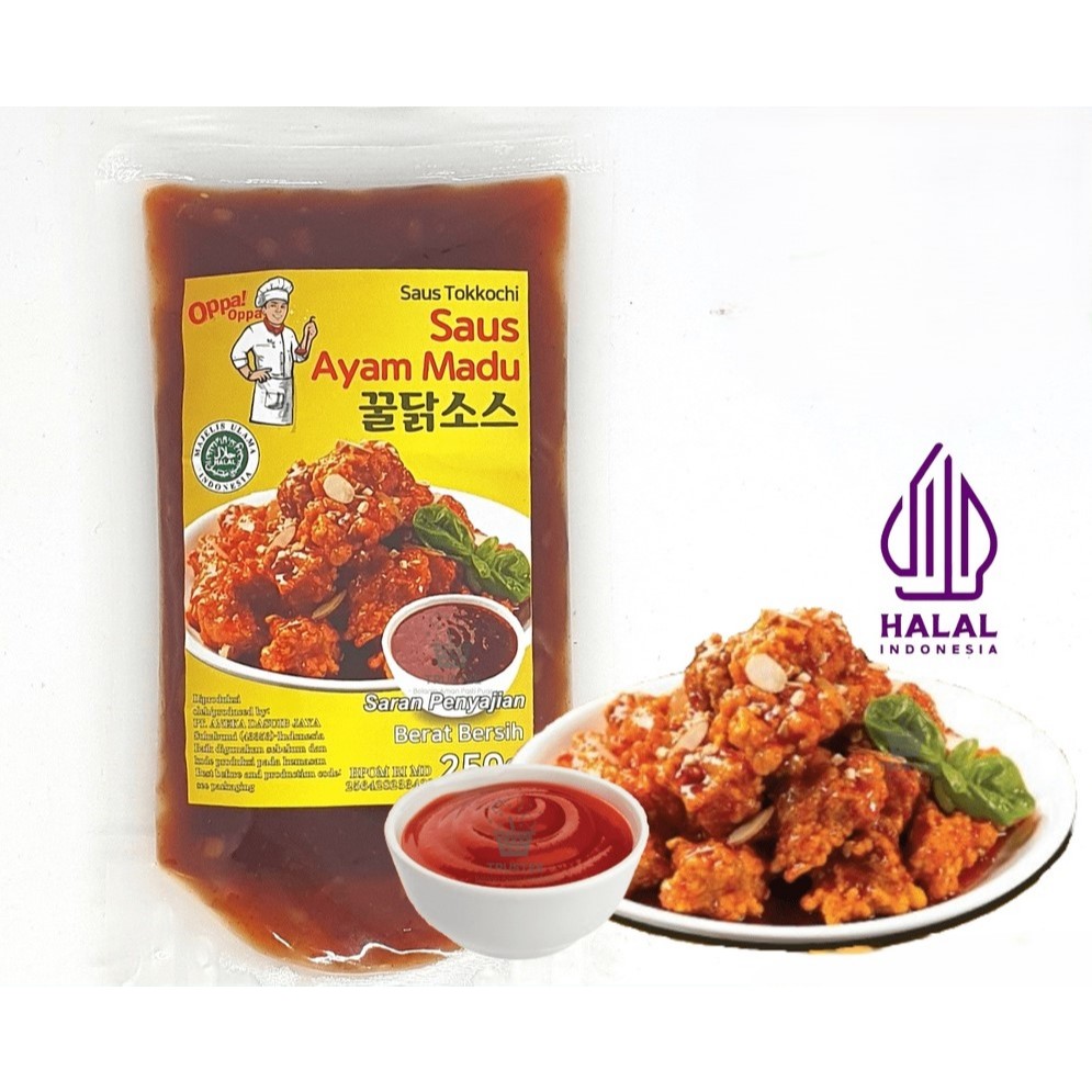 

Oppa! Oppa Saus Ayam Madu Korea / Honey Chicken Sauce Oppa Halal 250gr