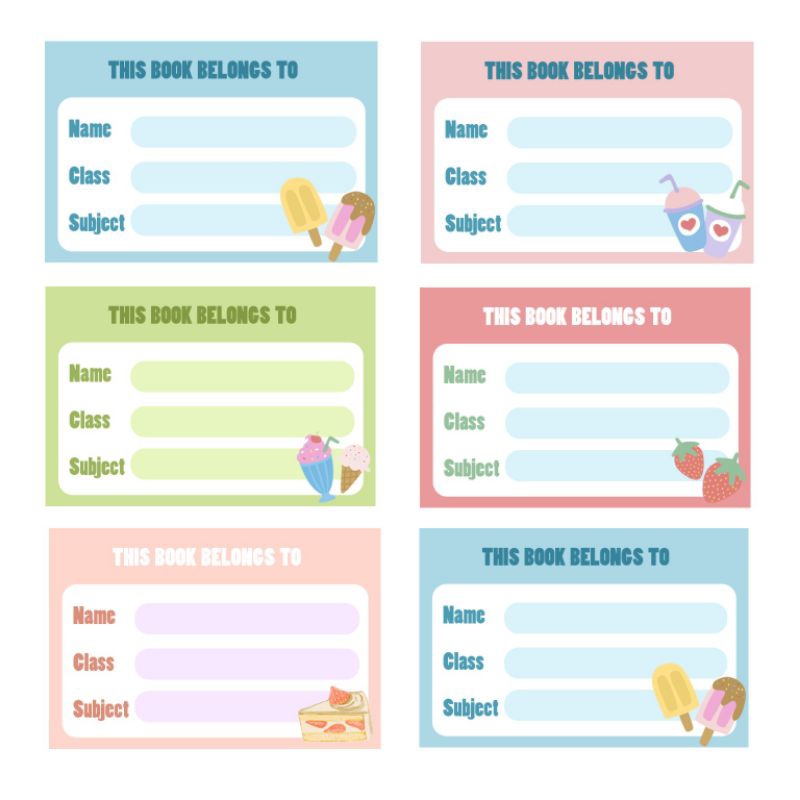 

Label Nama Estetik Stiker Nama Sticker Lucu Nama Buku Tempelan