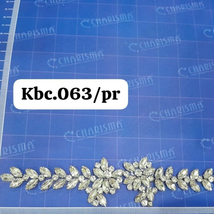 Charisma Crystal Kbc 1 Pasang -payet rangkai-payet rantai-payet tempel