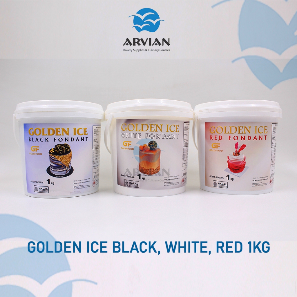 

Golden Ice Fondant 1 Kg [Instant Surabaya] - Arvian