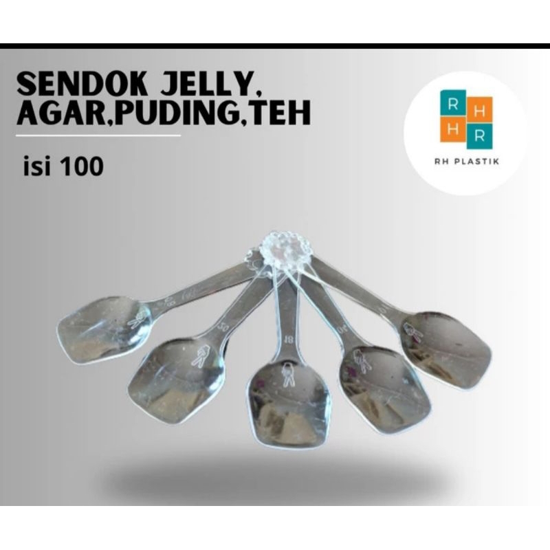 

Sendok Jelly,Agar,Puding,Teh isi 100