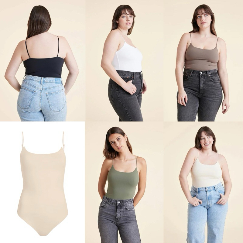 NUUDS REJECT Cami Bodysuit up to BIGSIZE