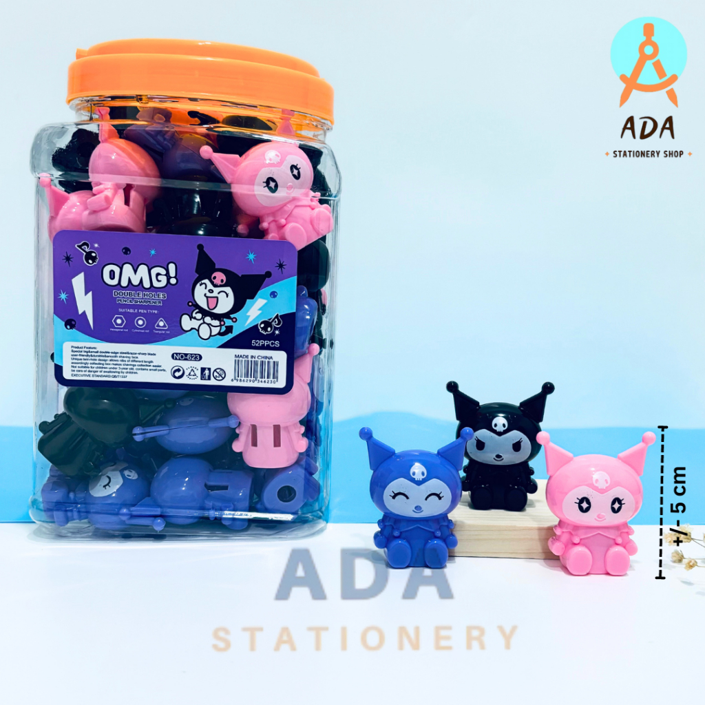 

RAUTAN KUROMI 623/ RAUTAN PENSIL/ OROTAN PENSIL/ PENCIL SHARPENER/KUROMI/SANRIO