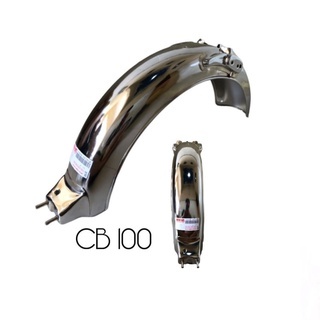 Spakbor belakang Cb 100 tristar treestar slebor blakang cb100 motor besi tebal Crom