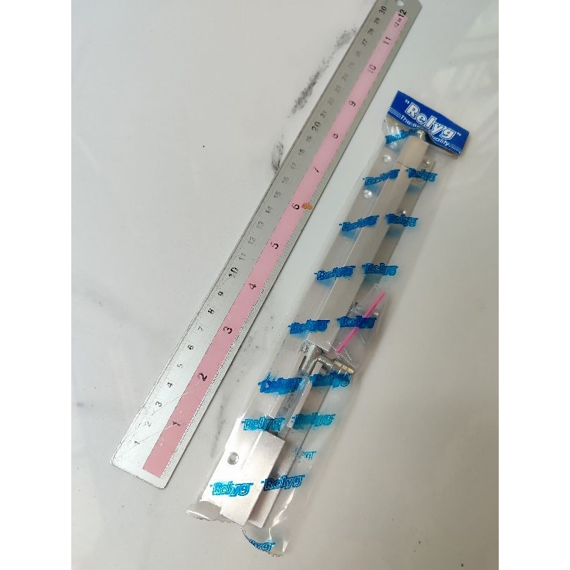 Grendel Pintu Aluminium 8 inch Grendel Panjang / Grendel Pintu Atas Bawah