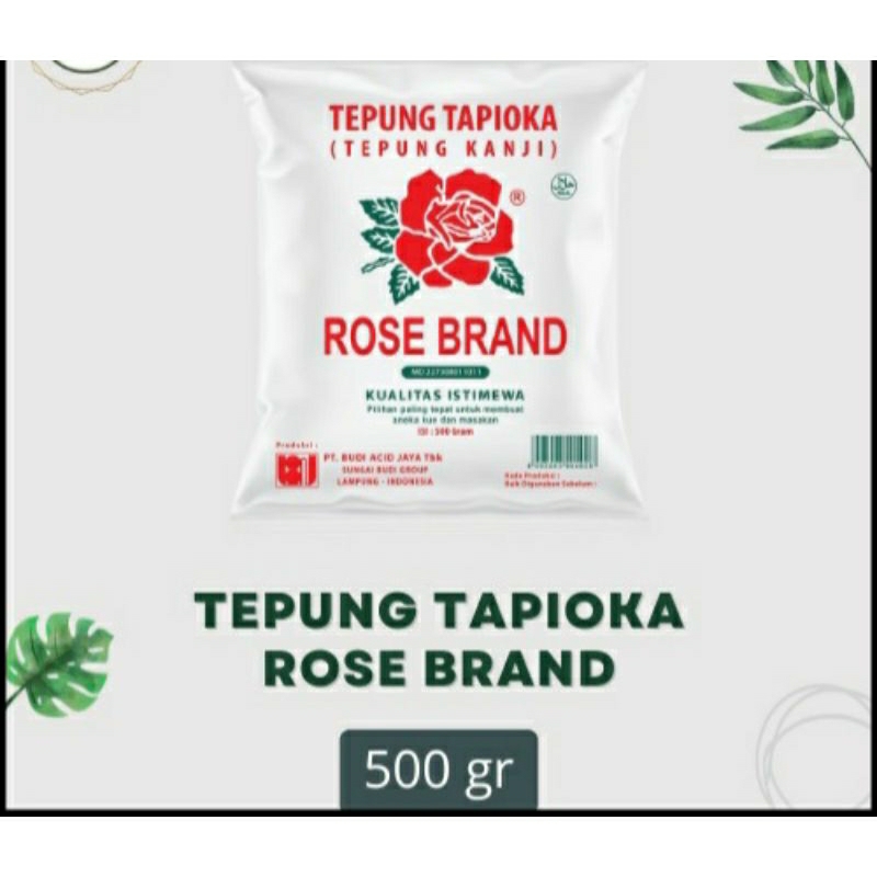 

Tepung Tapioka Rose Brand 500 gr