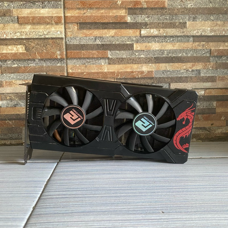 VGA RX 570 4GB POWER COLOR RED DRAGON UNIT NORMAL GARANSI