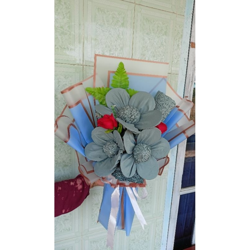 Buket Mukenah || Bucket Mukenah kado wisuda, ulang tahun