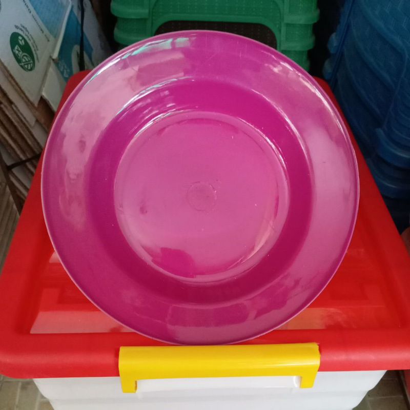 Piring plastik 1 lusin