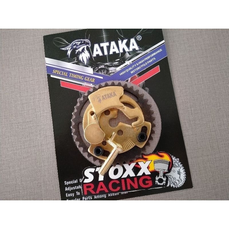 GIGI SENTRIK ADJUSTABLE ATAKA MX KING VIXION R15 V2 XABRE NMAX OLD 38T 2PIN TIMING GEAR GESER DEKOMP