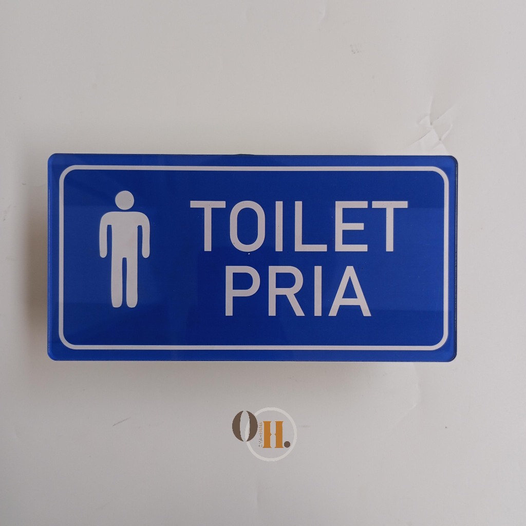 

Akrilik Toilet Pria - Kamar Mandi/WC Pria - Toilet Laki-Laki